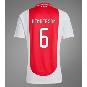 Ajax Jordan Henderson #6 Domaci Dres 2024-25 Kratak Rukavima